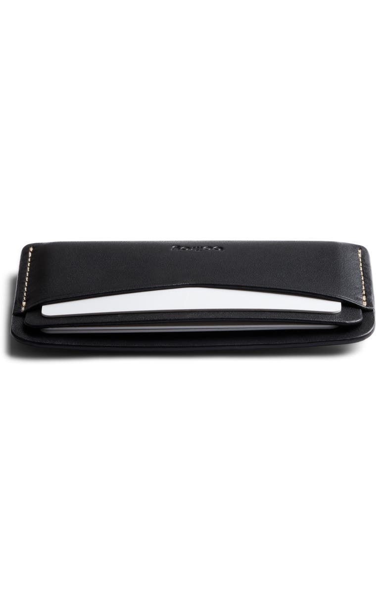 Bellroy Leather RFID Card Case, Alternate, color, Black