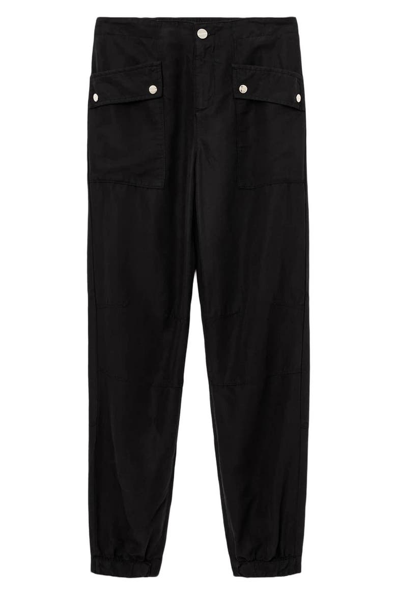 Val Twill Cargo Pants, Alternate, color, BLACK