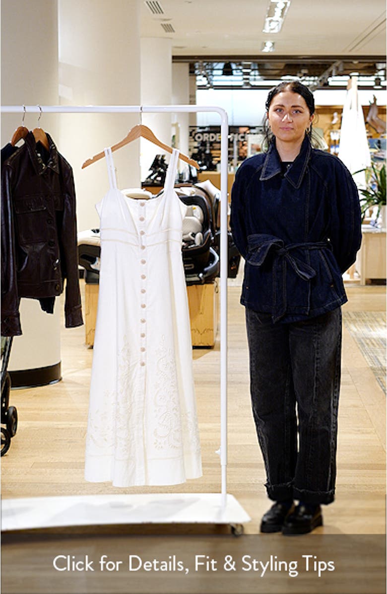Eyelet Midi Sundress, sales video thumbnail