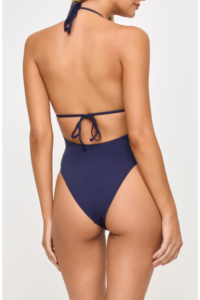 Desert Days Fringe One-Piece Swimsuit, Alternate, color, MIDNIGHT BLUE