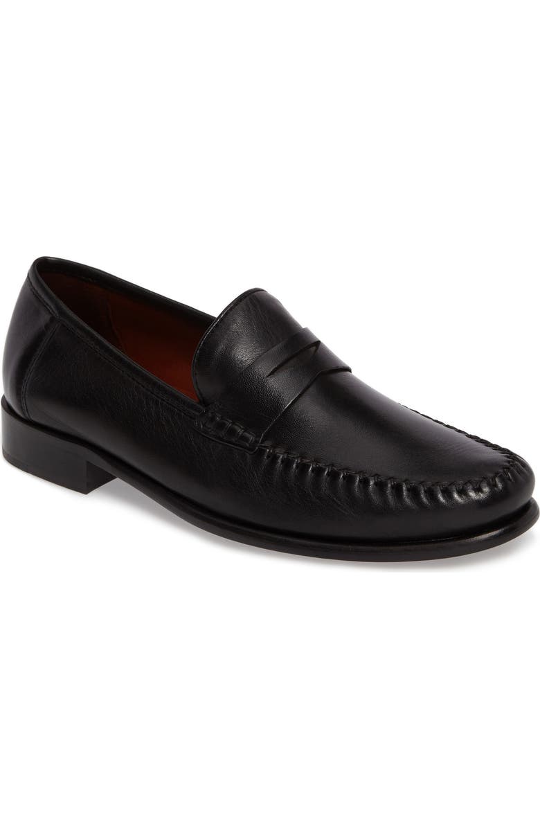 Robert Zur Etro Penny Loafer, Main, color, Black