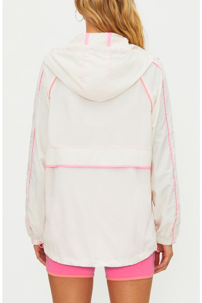 Mel Hooded Nylon Jacket, Alternate, color, SHORELINE