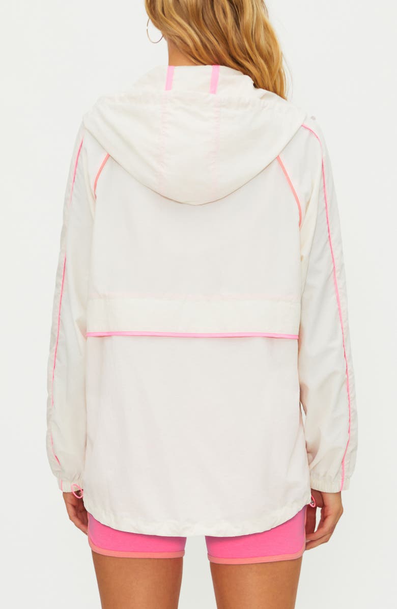 Beach Riot Mel Hooded Nylon Jacket, Alternate, color, Shoreline