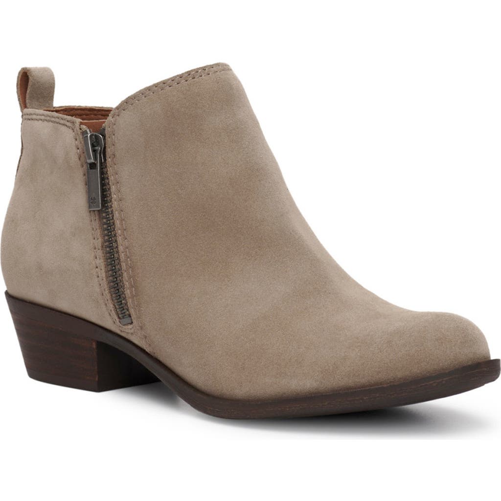 Lucky Brand Basel Bootie In Gray