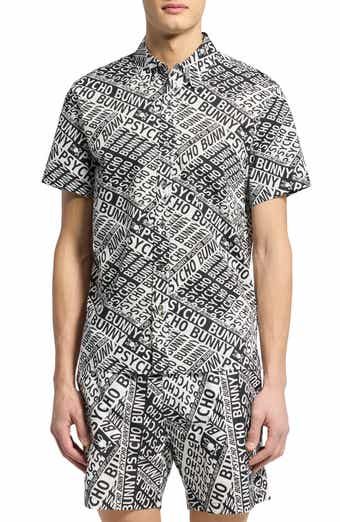 Psycho Bunny Capri Stretch Poplin Button-Up Shirt