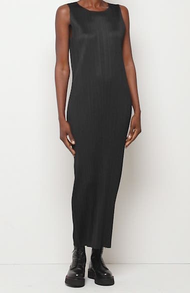Pleats Please Issey Miyake Basics Pleated Midi Dress | Nordstrom