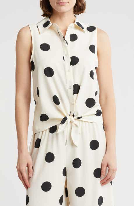 Love By Design Harper Print Sleeveless Blouse