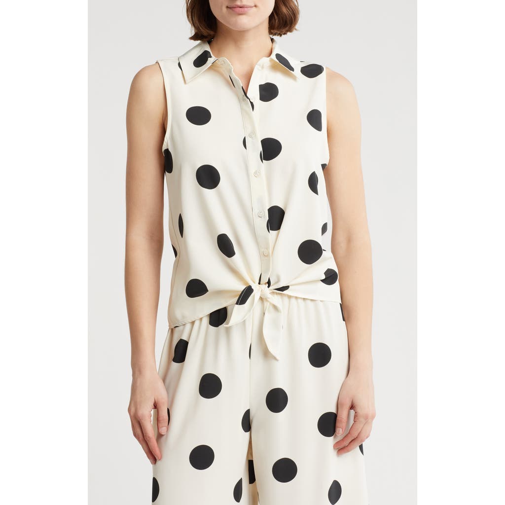 Love By Design Harper Print Sleeveless Blouse