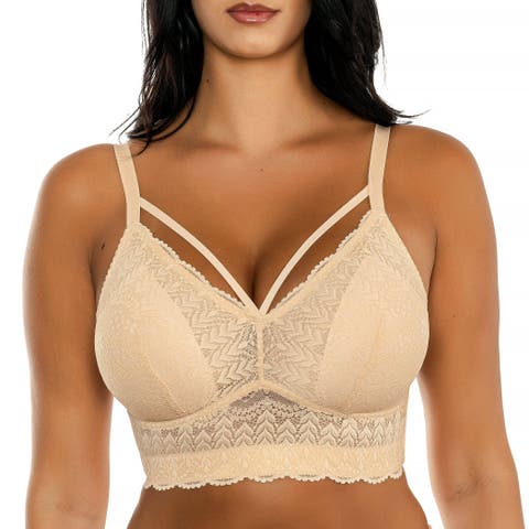 Mia Wire-Free Padded Lace Bralette