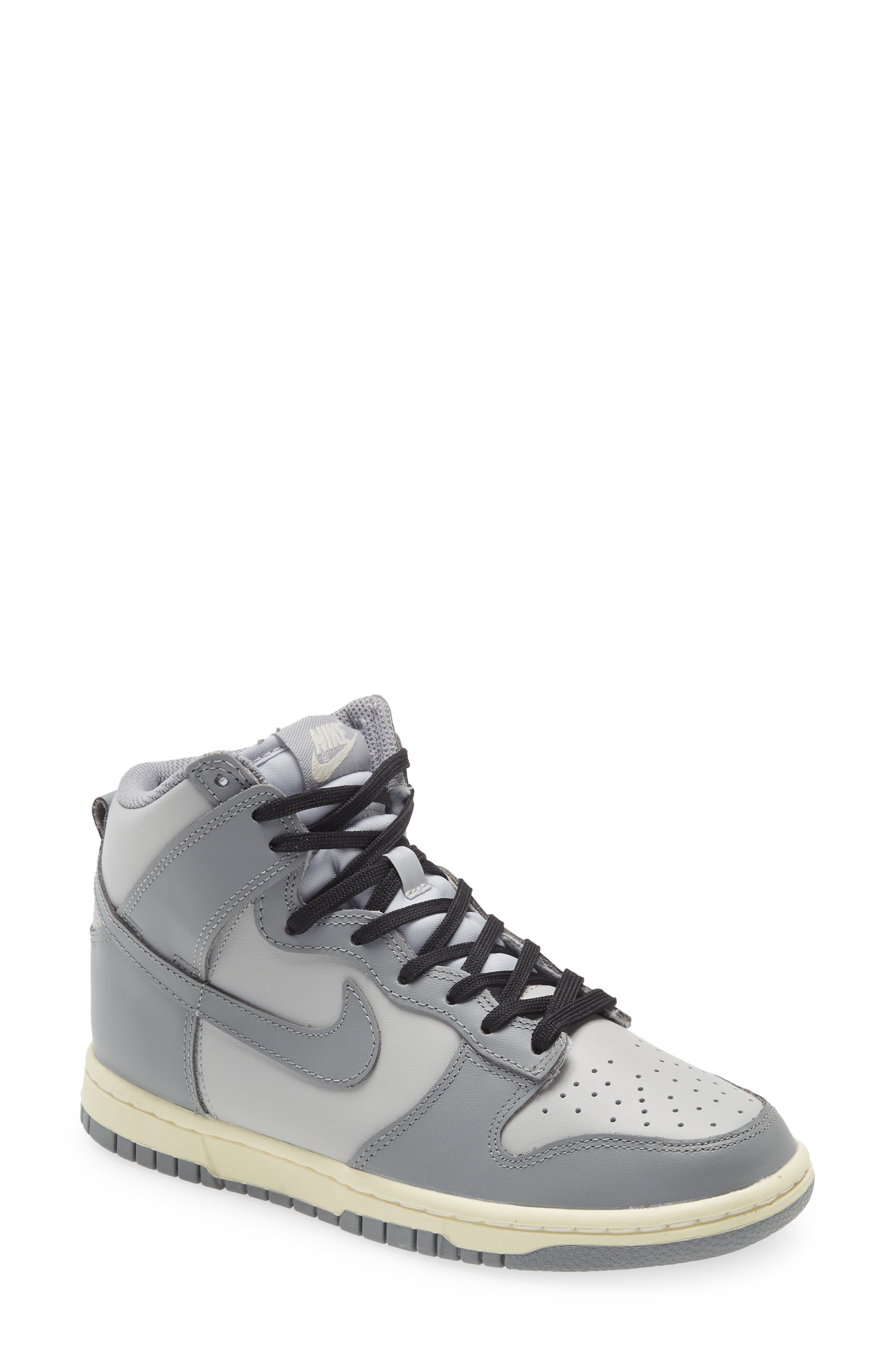 Dunk High Basketball Sneaker, Main, color, GREY FOG/ PARTICLE GREY