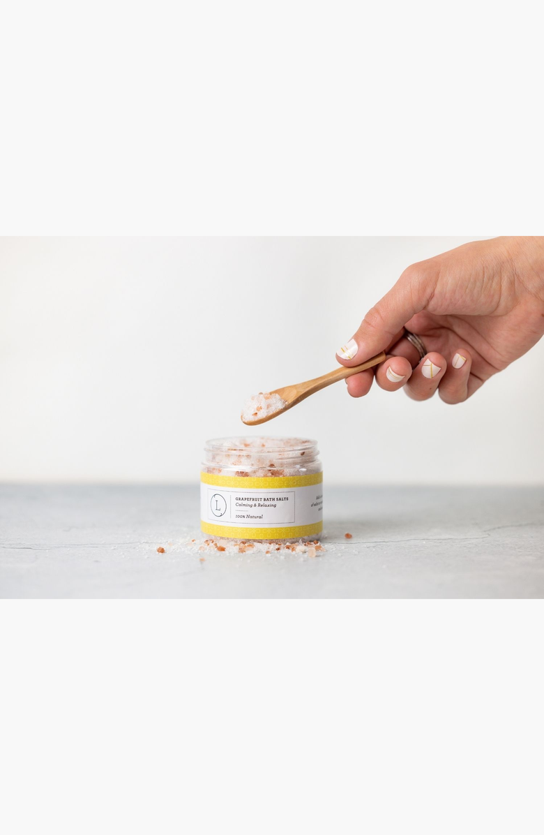 Lizush Grapefruit Natural Bath Salt Soak with Dead Sea, Epsom & Himalayan Salts, Alternate, color, NO COLOR