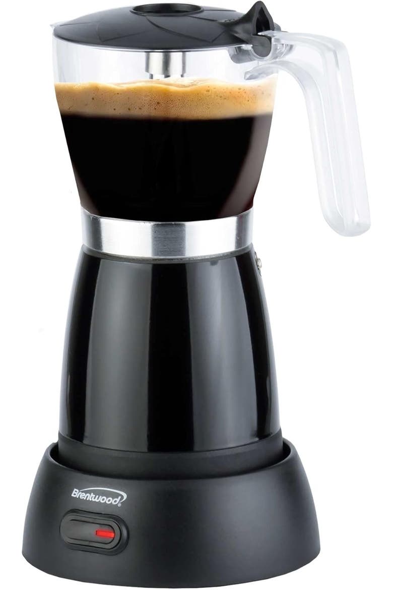 Electric Moka Pot Espresso Machine, Main, color, Black
