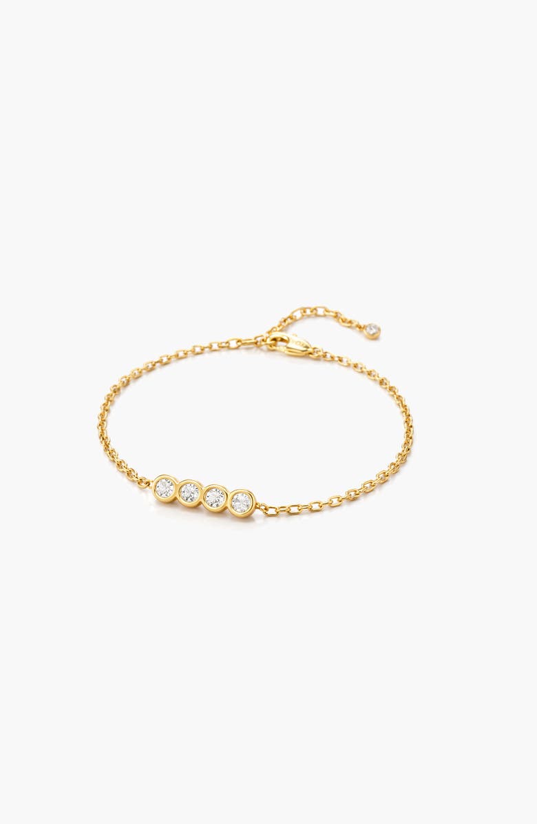 YOJ Stan Celestial Crystal Bracelet in Gold, Alternate, color, Gold