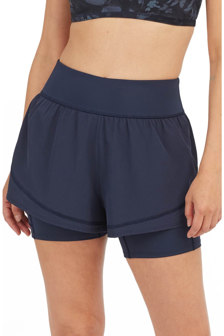 Get Moving Double Layer Shorts, Alternate, color, NAVY HAZE