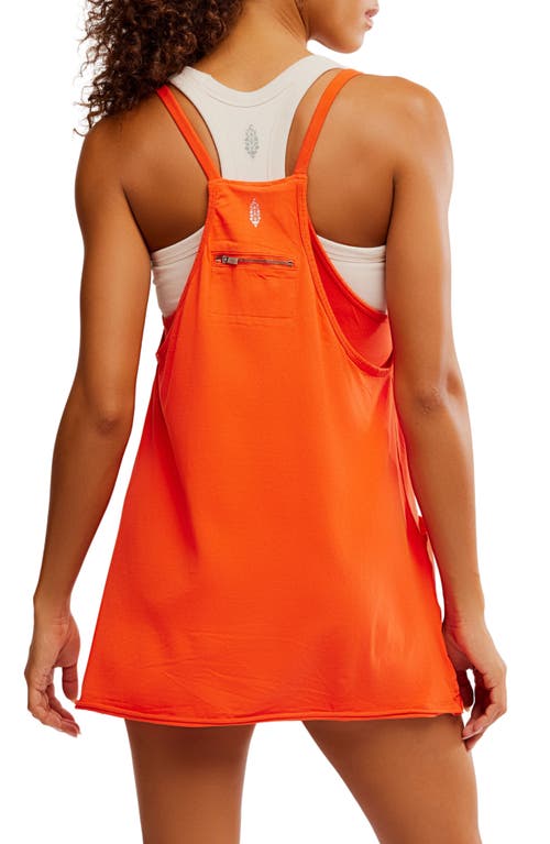 Shop Free People Fp Movement Hot Shot Mini Sport Dress In Scarlett
