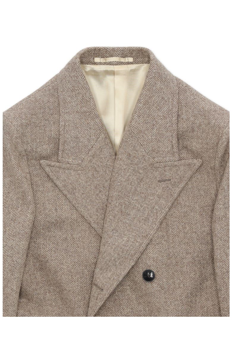 Double Breasted Bogart Coat, Alternate, color, Beige