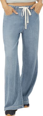 Silver Jeans Co. Beach Wide Leg Drawstring Jeans