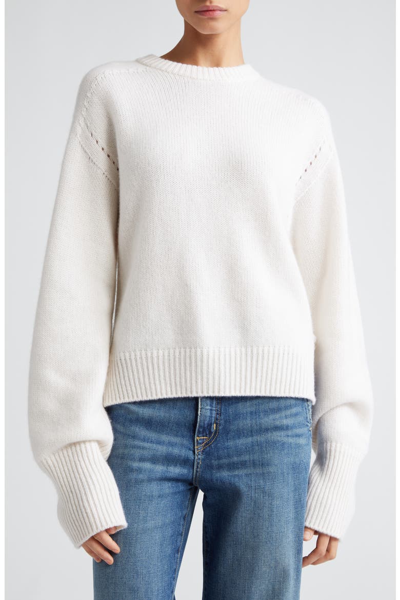 Asher Cashmere Sweater, Main, color, NATURAL