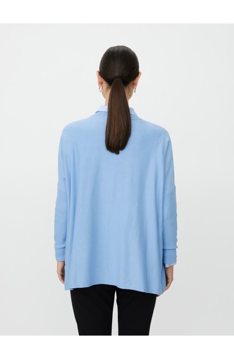Masai Copenhagen MaFronia V-Neck Relaxed Fit Sweater, Alternate, color, Placid Blue