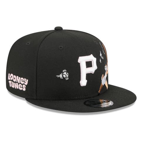 Men's New Era Black Pittsburgh Pirates Looney Tunes Lola Bunny 9FIFTY Snapback Hat