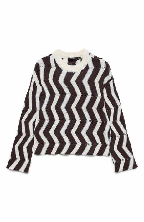 VERO MODA Libra Zigzag Stripe Sweater