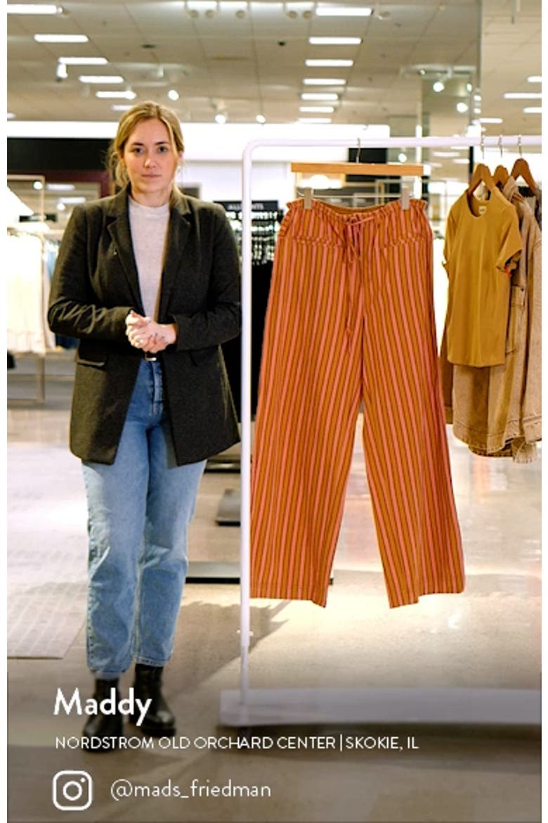 Hudson Canyon Stripe Wide Leg Pants video