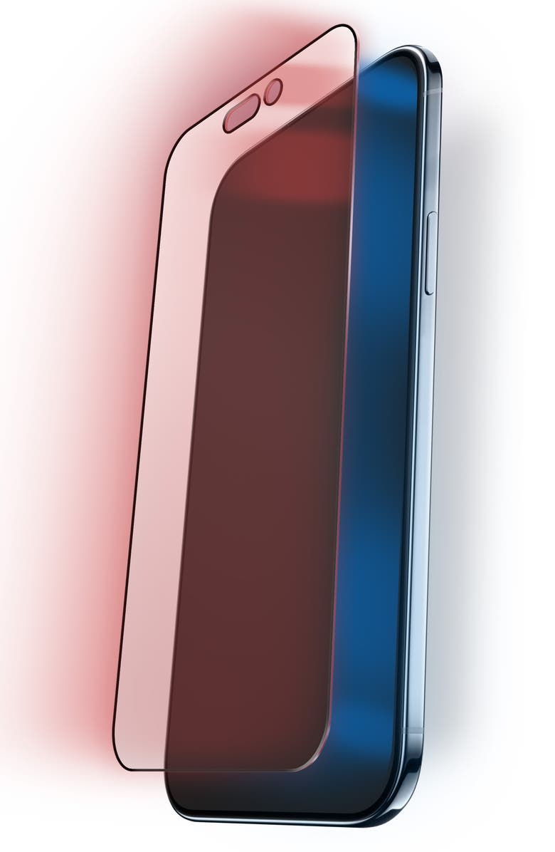Bodyguardz Red Light Screen Protector for iPhone, Main, color, 