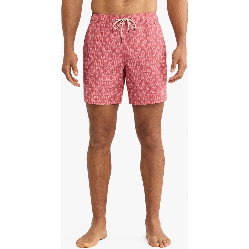 Fair Harbor The Bayberry Swim Trunks In Pink