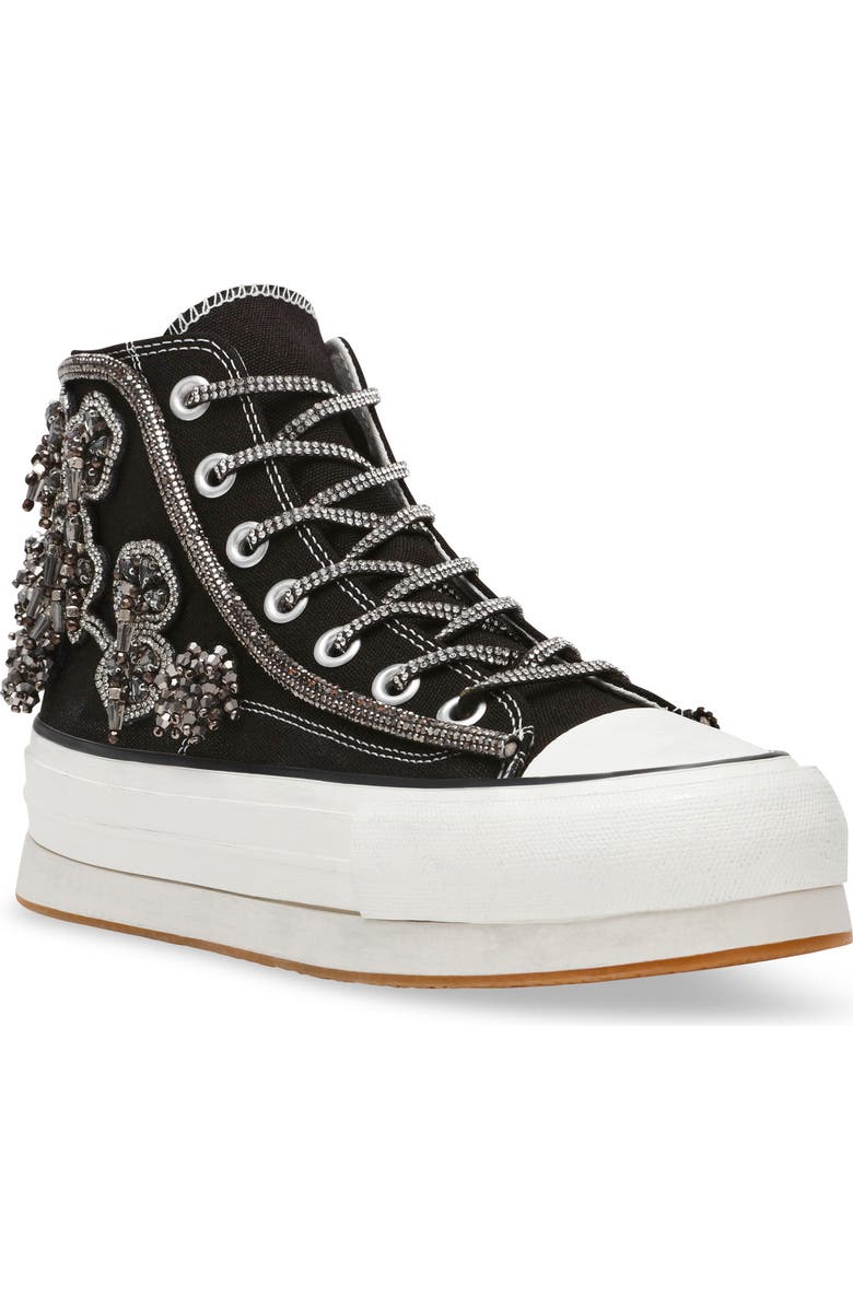 Steve Madden Mistic Beaded Platform Sneaker, Main, color,