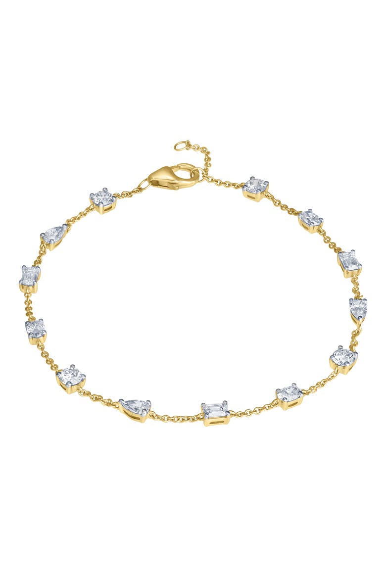 Sigil 14K Gold Lab Grown Diamond Bracelet - 1.5 Ct, Main, color, 14K Yellow Gold
