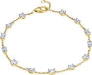 LuvMyJewelry Sigil 14K Gold Lab Grown Diamond Bracelet - 1.5 Ct