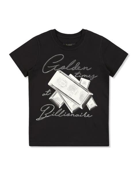 T-shirt Round Neck Ss Gold Boy