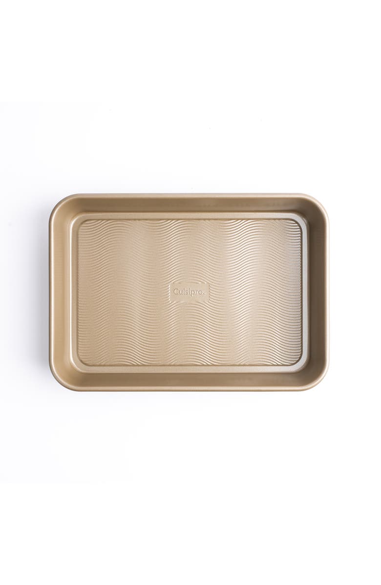 CUISIPRO 13.5 x 9.5-Inch Rectangular Steel Nonstick Roasting Pan, Main, color, Brown