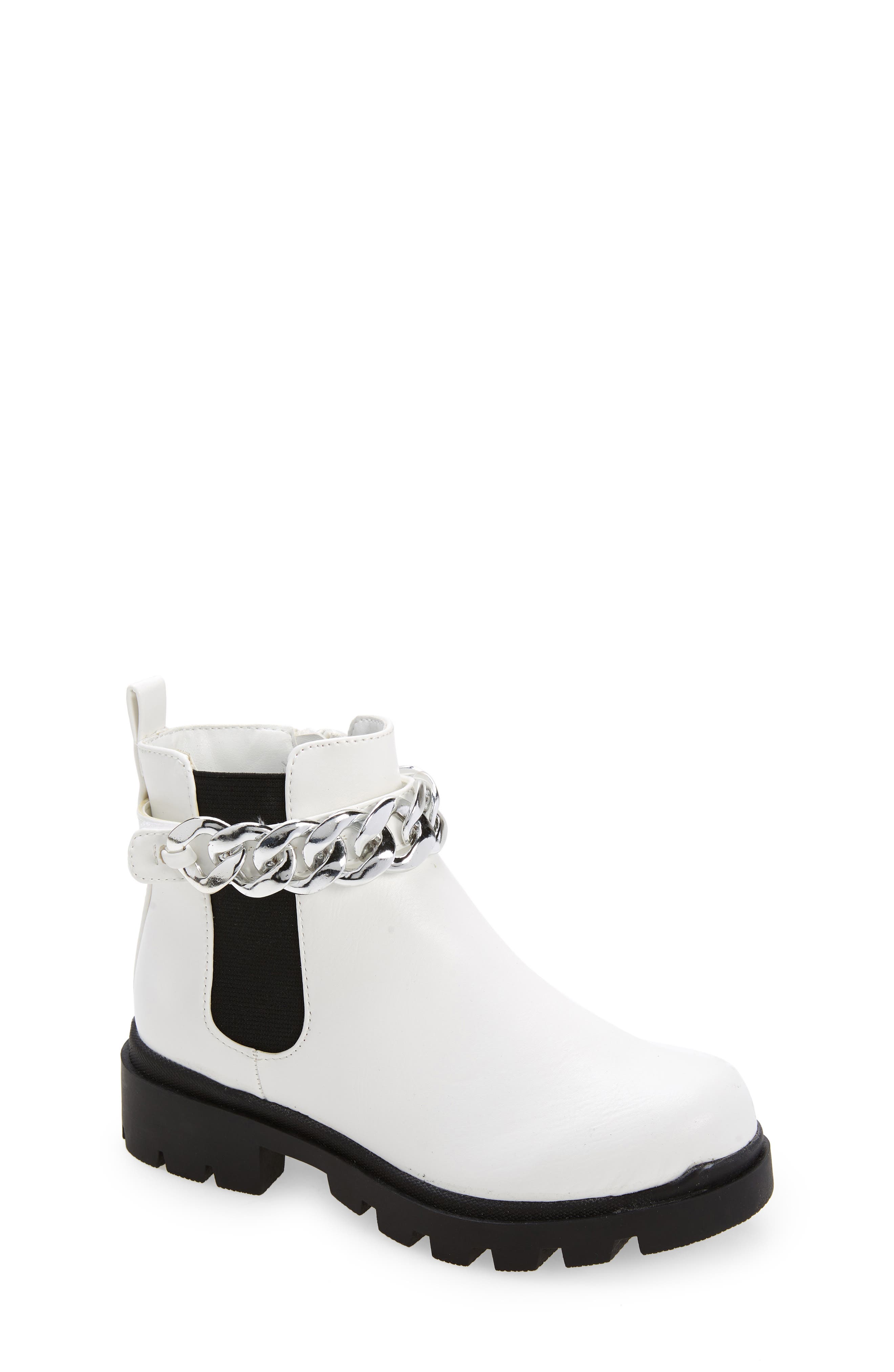 Steven Madden Amulet Boot, Main, color, WHITE