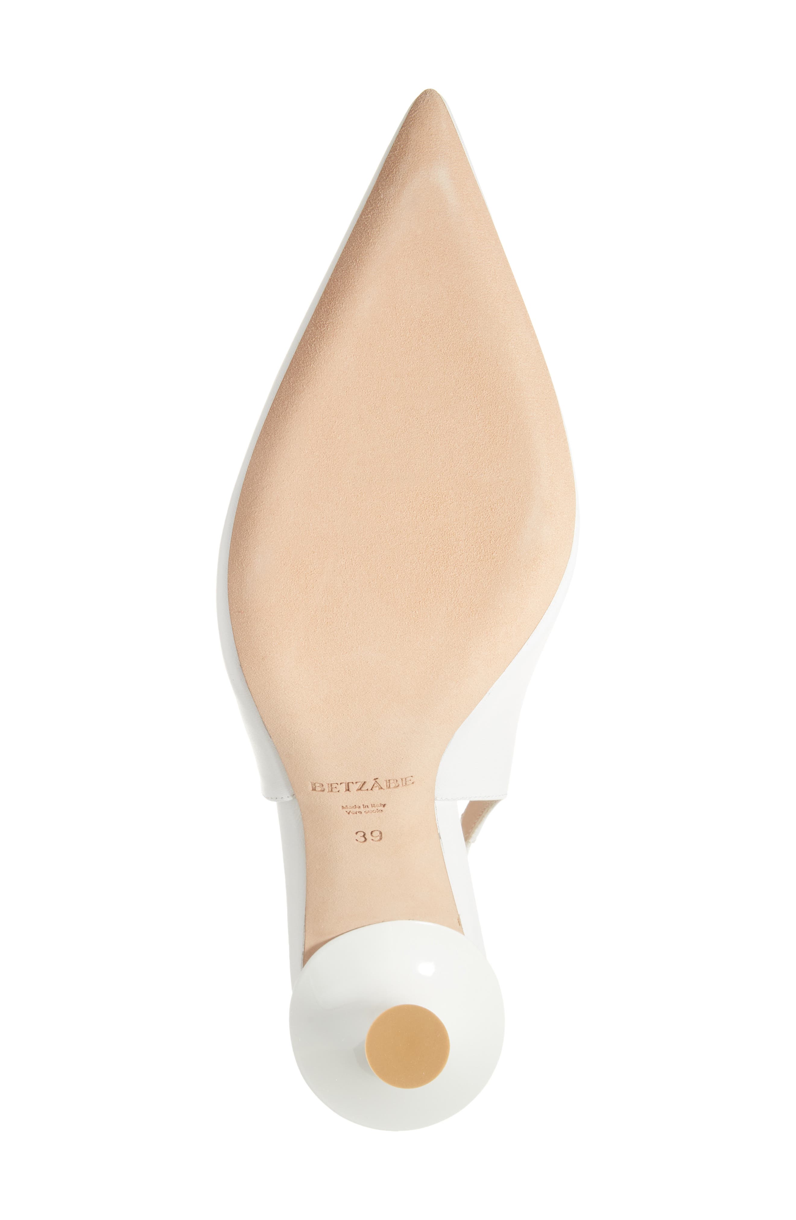 Eva Crystal Slingback Pump, Alternate, color, WHITE NAPPA