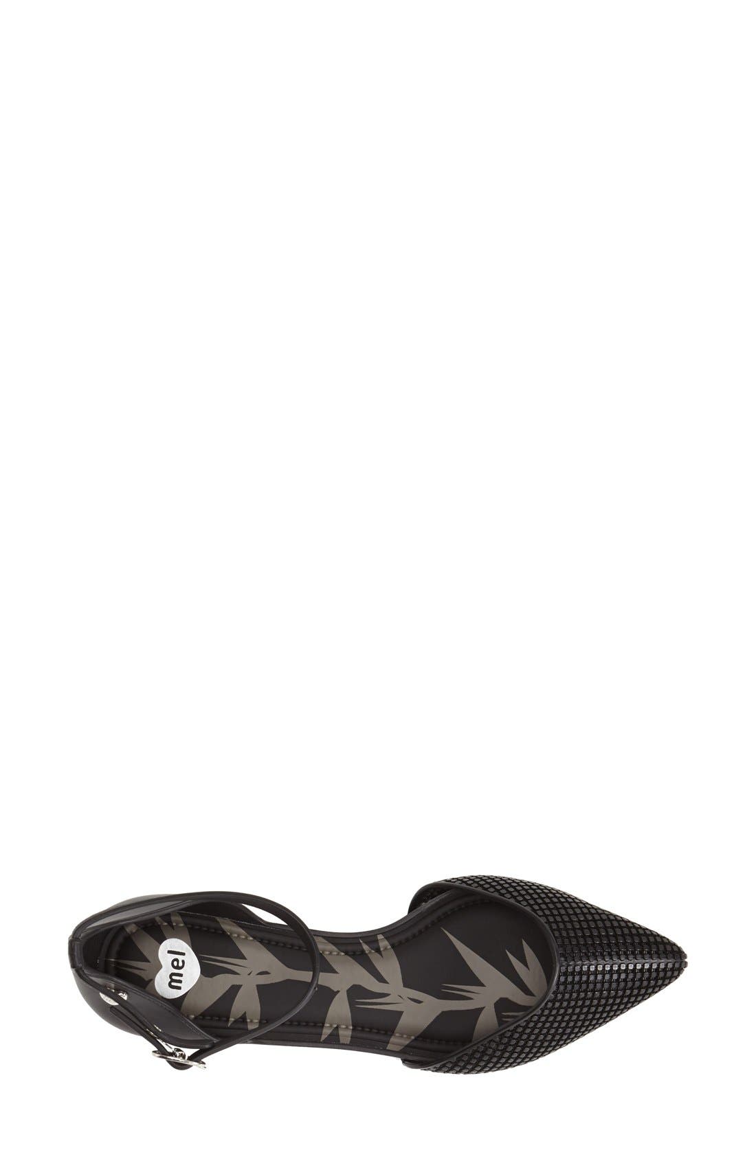 Mel by Melissa 'Pitanga' Ankle Strap Flat, Alternate, color, 