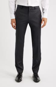 BOSS Genius Slim Fit Wool Suit Pants
