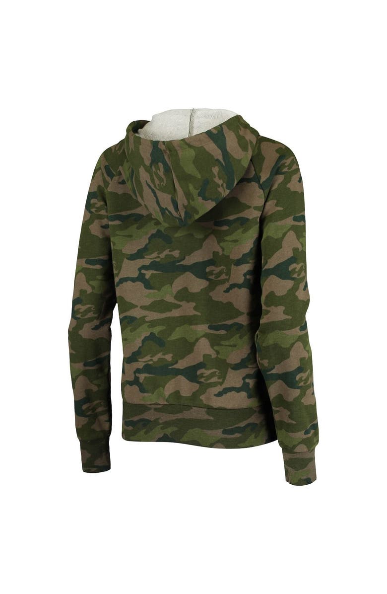 New Era Women's New Era Camo Seattle Seahawks Raglan Full-Zip Hoodie, Alternate, color, Camo