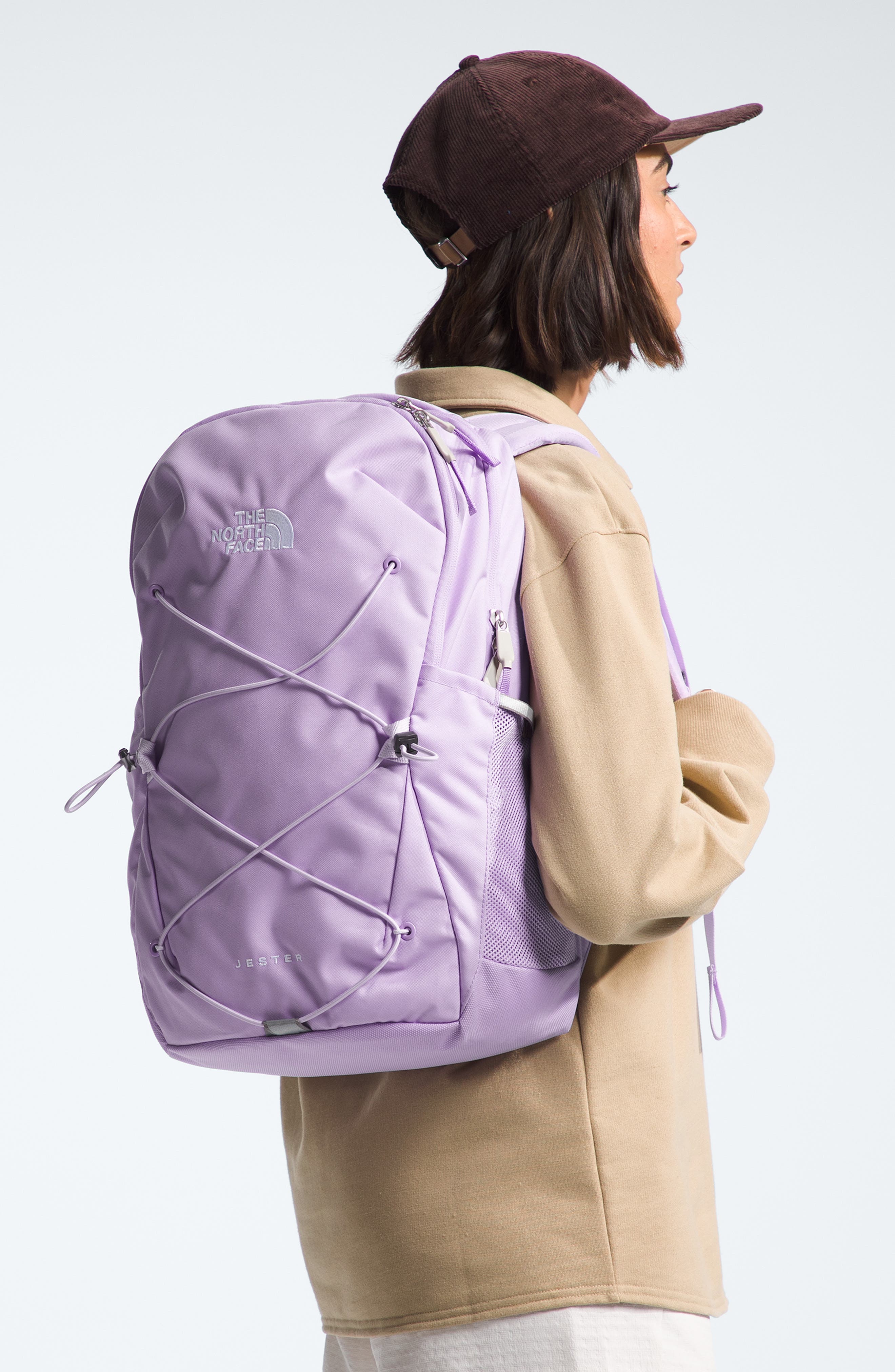 Jester Water Repellent Backpack, Alternate, color, LITE LILAC ICY LILAC