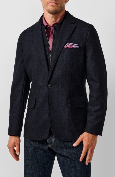 Jeremy Wool Tweed Hybrid Soft Coat