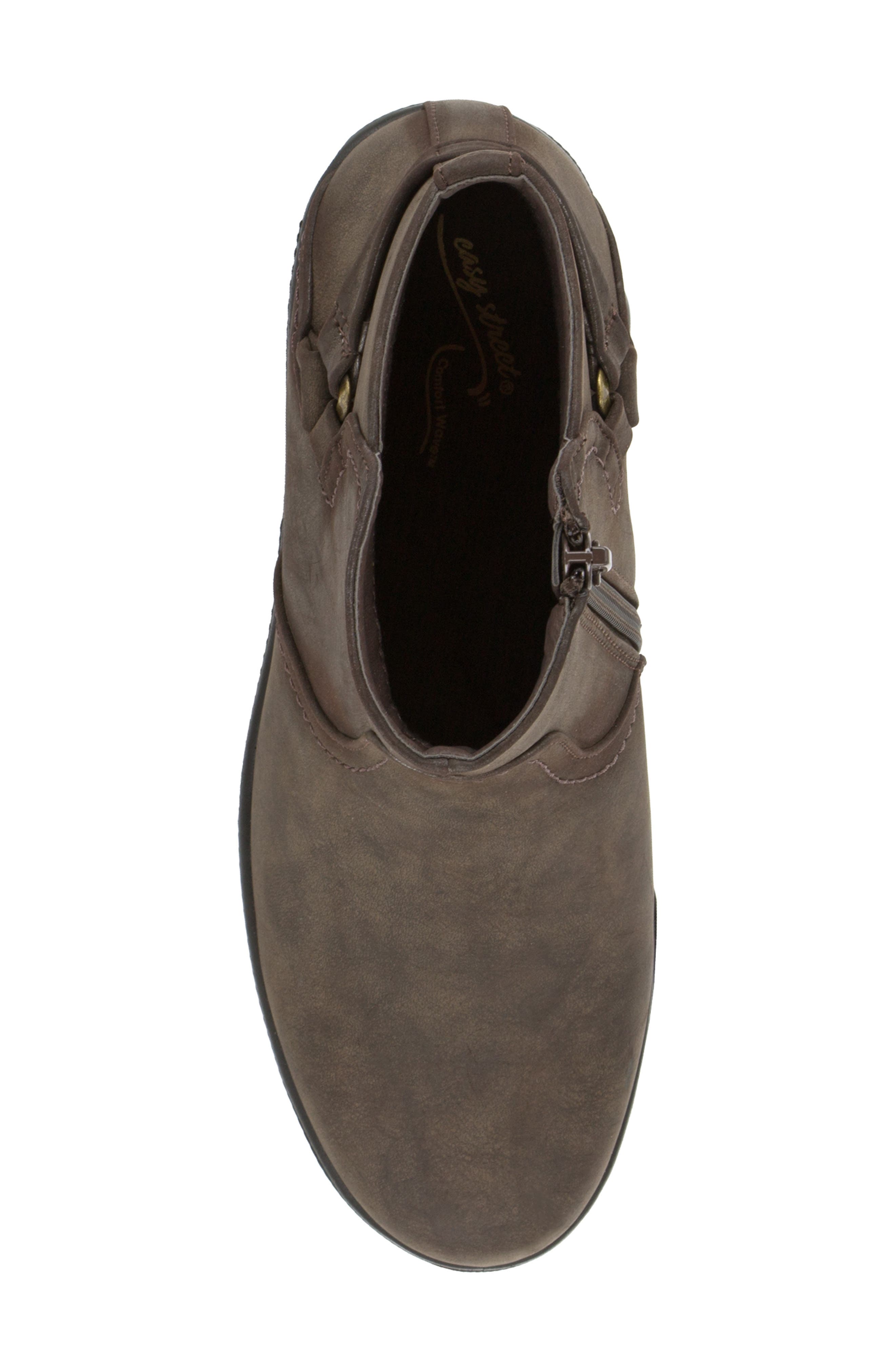 EASY STREET Dawnta Side Zip Boot, Alternate, color, Smoke Matte