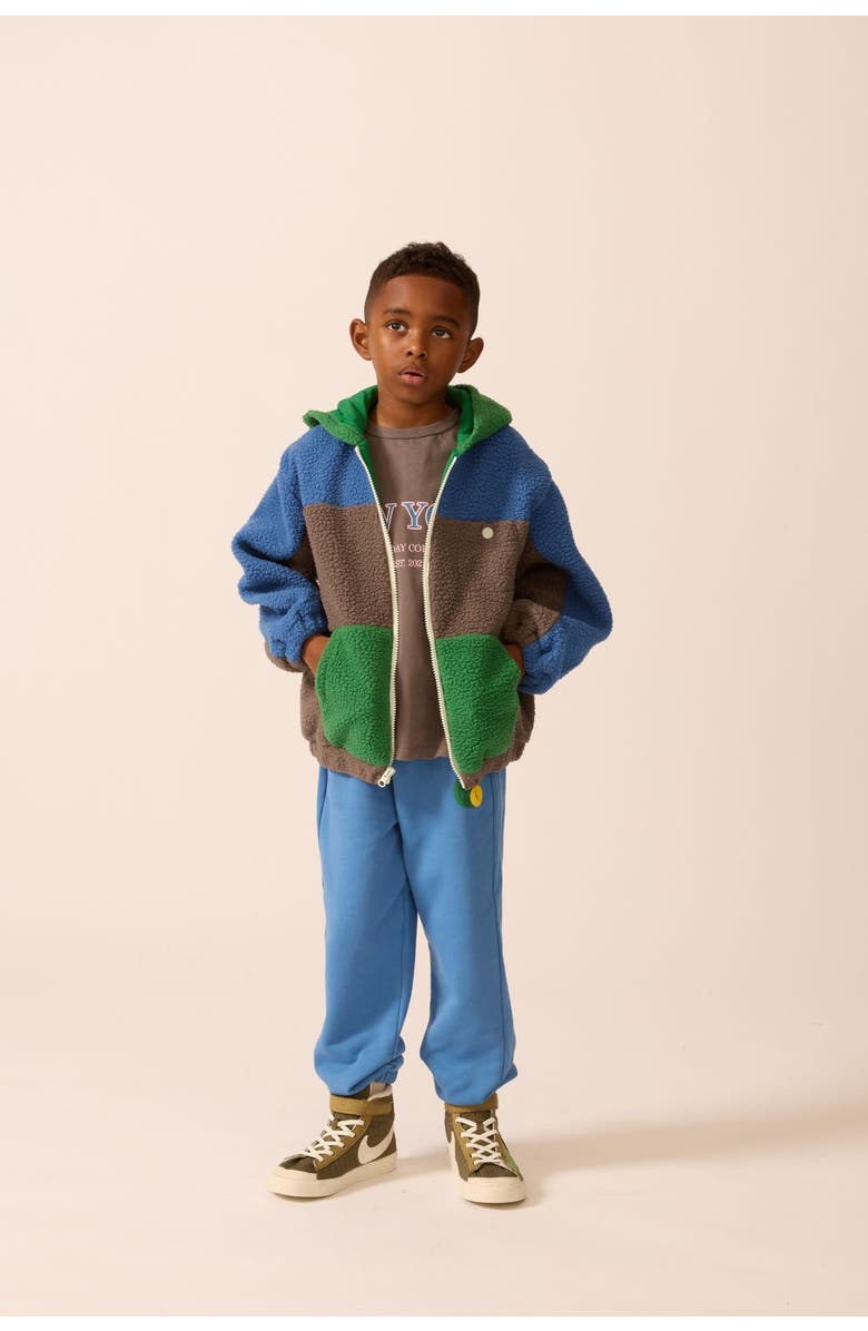 The Sunday Collective Polar Fleece Zip Up, Alternate, color, Blue Note