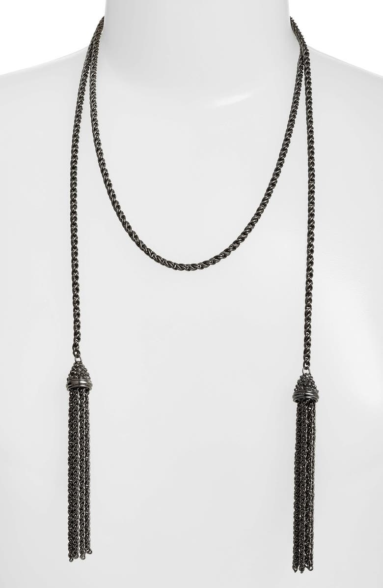 Kendra Scott 'Jake' Lariat Pendant Necklace, Alternate, color, 