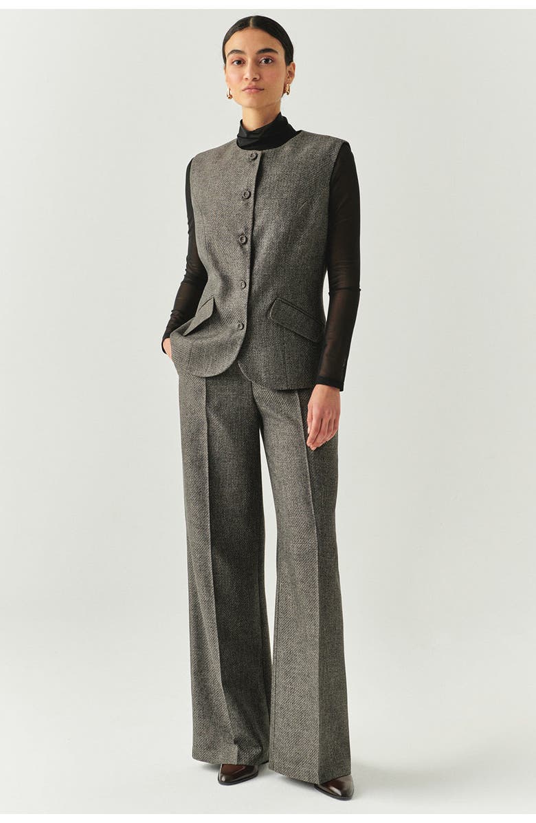 Exquise Royal Sleeveless Vest, Alternate, color, Grey