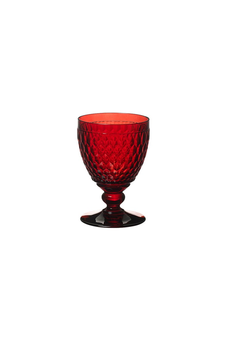 Boston coloured Set of 4 Goblet, Alternate, color, red