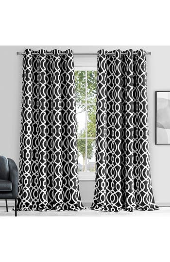 Dainty Home Single Blackout Panel Curtain In Black
