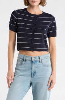 Blu Pepper Short Sleeve Cardigan