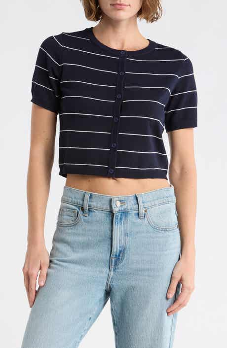 Blu Pepper Short Sleeve Cardigan