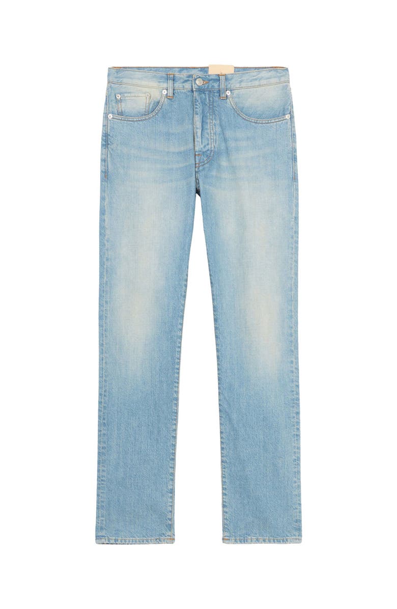 Fortela 966 John Stone Wash 5-Pocket Regular Fit Denim Trousers, Main, color, D250