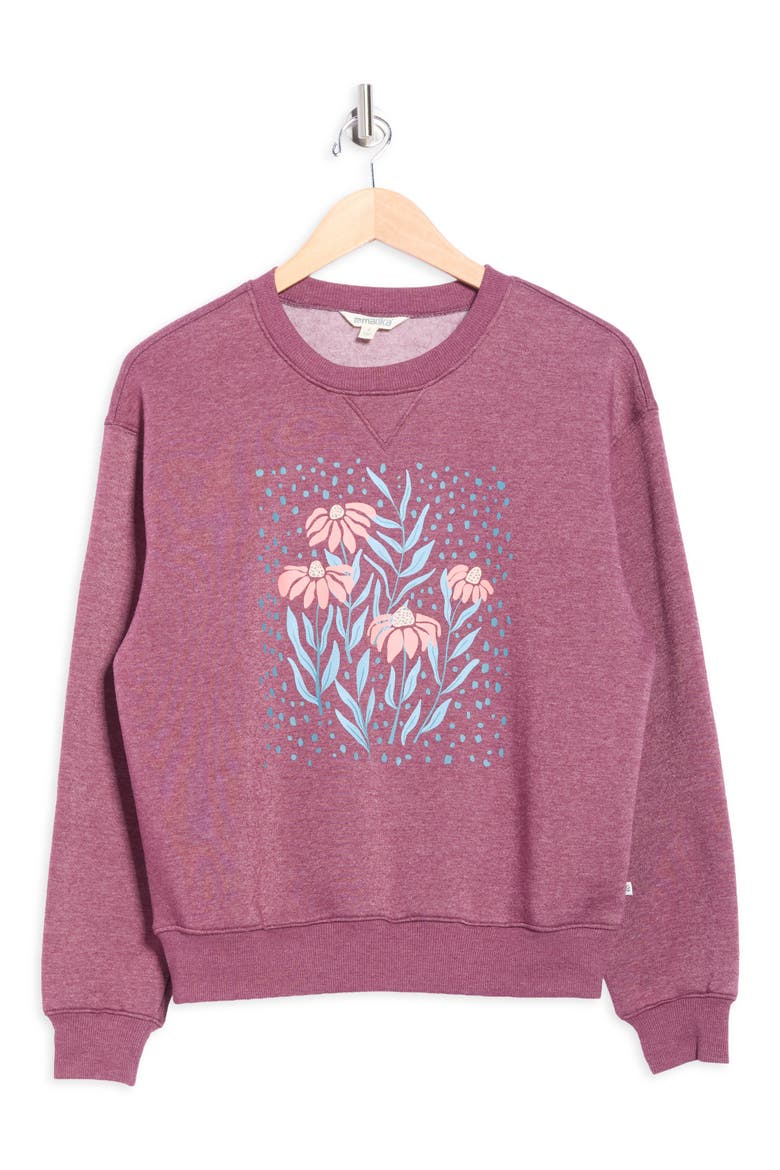 Meira Sweatshirt, Alternate, color, HEATHER FIG